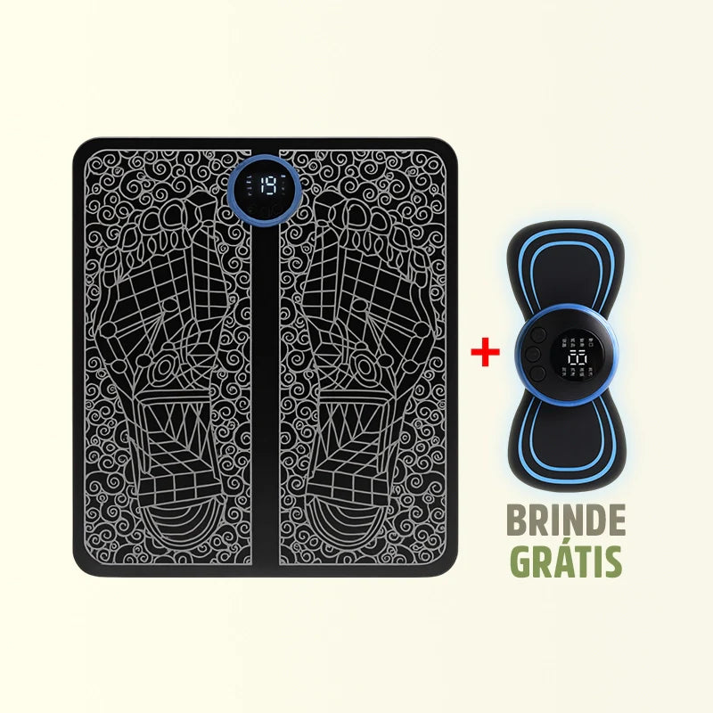 Tapete Massageador de Pés PureRelax: Alívio Rápido, Spa em Casa, Brinde Corporal