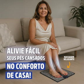 Tapete Massageador de Pés PureRelax: Alívio Rápido, Spa em Casa, Brinde Corporal
