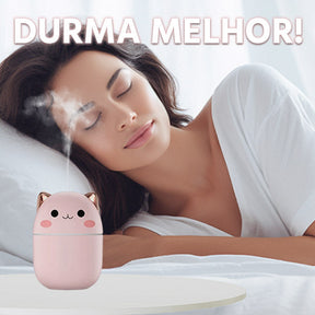 Umidificador Aromatizador Criativo USB LED: Ar Fresco, Cheiroso e Relaxamento Total