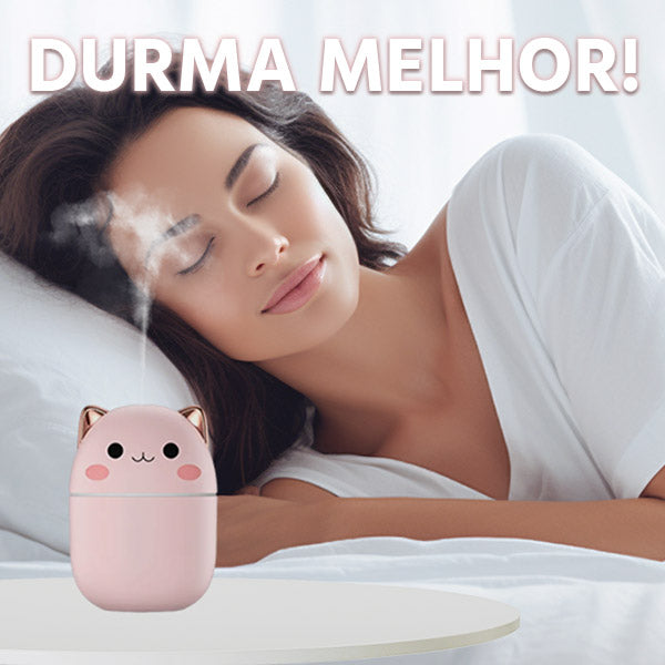 Umidificador Aromatizador Criativo USB LED: Ar Fresco, Cheiroso e Relaxamento Total