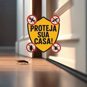 Veda Porta Ajustável Rolinho Duplo RollPro 80cm: Proteção Térmica e Anti-Insetos